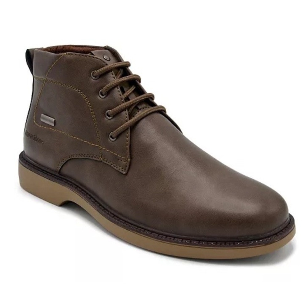 Aston Marc Mens Ankle round Toe Chukka Boots Shoes Brown 10M READ DESCRIPTION‎